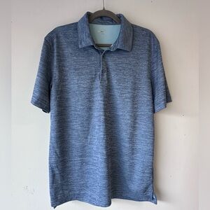 BCG Heathered Blue Polo Shirt